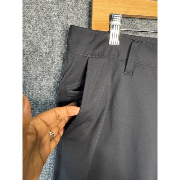 Rhone Pants Mens 34 Dark Gray Black Performance Hiking Travel Lightweight Office - Picture 8 of 13